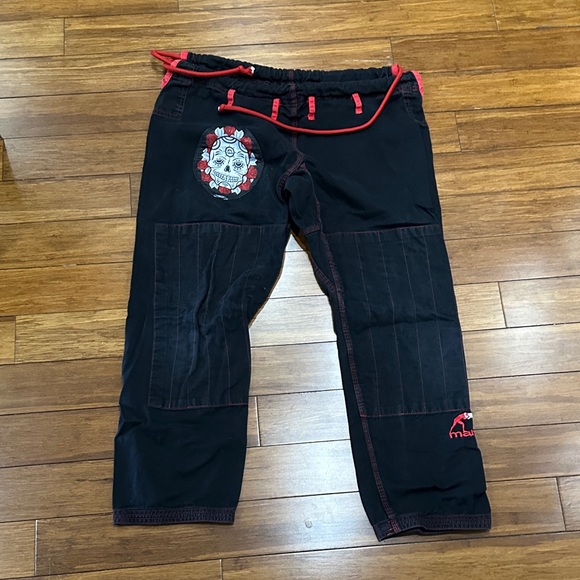Jiu Jitsu gi pants Men skull black red - Picture 1 of 3